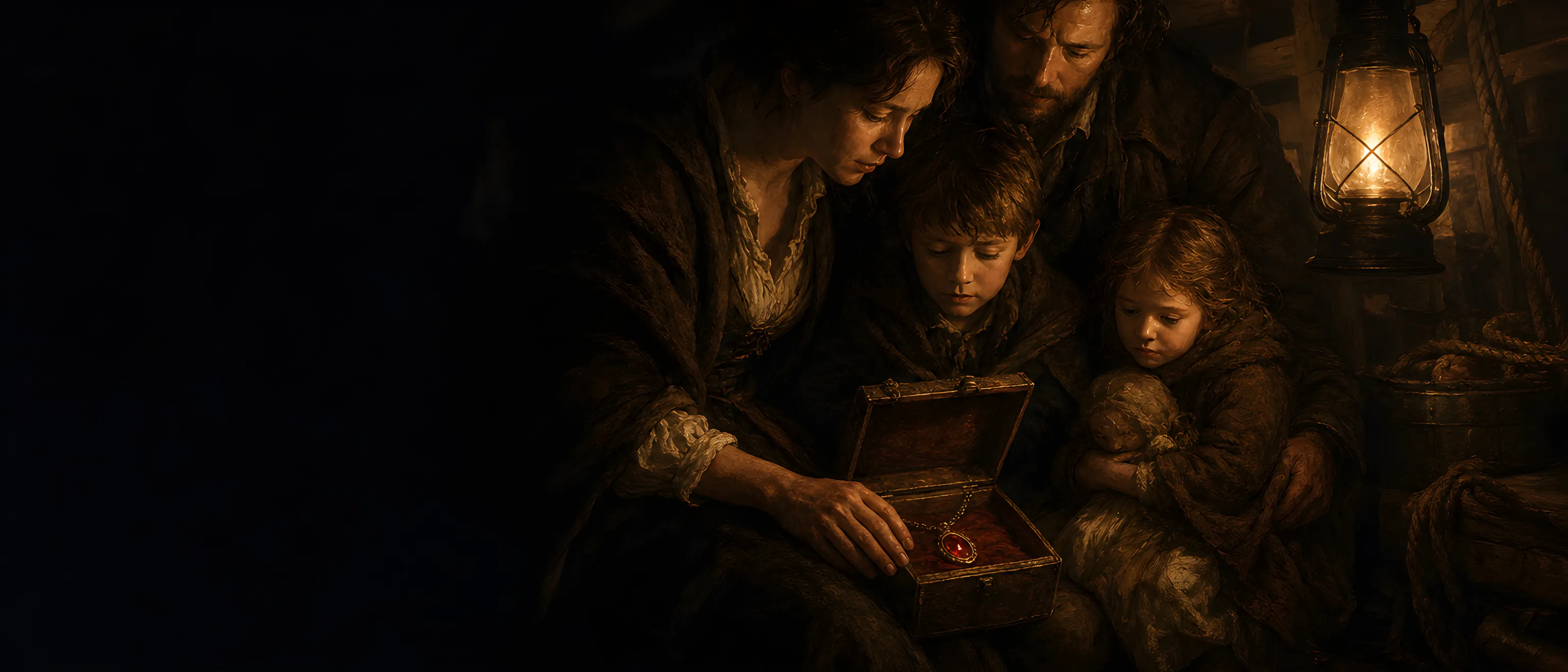 Leonor de Ávila entre as muralhas da cidade, à luz de vela